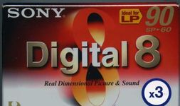 Sony 3 Pack 60 Min Digital 8 Cassette