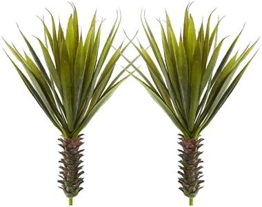 Nearly Natural 6159-S2 Spiky Agave Succulent Plant (Set of 2)