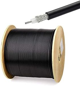 Superbat RG58 Coaxial Cable 50ft, 50 Ohm RG-58 Coax Cable for WiFi/Router Radio Antenna Extension Cable