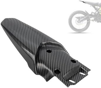 Rear Fenders ABS Motorcycle Mudguard Compatible with Talaria MX3 MX4 MX5 Electric Dirt Bike (Carbon Fiber Pattern)