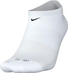 Nike Everyday Plus Cushioned No-Show Training Socks (6-Pack), White