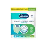 Dr. Beckmann Laundry Detergent Sheets NON-BIO | fresh breeze| Pre-dosed | 50 sheets
