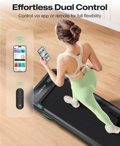 UREVO Smart Under Desk Walking Pad Treadmill – Portable Home Office Fitness