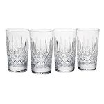 Reed and Barton Hamilton Crystal 4pc Highball Glass Set, 4.10 LB, Clear