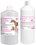 PINK SUN Pure Organic Neem Oil and Horticultural Liquid Soap Combo Pack 250ml Each for Natural Neem Spray