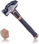 Spec Ops Tools Blacksmith Hammer, 4 lb Sledgehammer with Removable Soft Mallet Cap & Bi-Material Shock Absorbing & Vibration Dampening Handle, 3% Donated to Veterans, Black/Tan