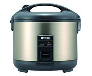 Tiger JNP-S15U-HU Rice Cooker and Warmer, Stainless Steel Gray, 8-Cup