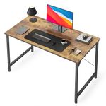 CubiCubi Computer Desk 40" Home Office Laptop Desk Study Writing Table, Modern Simple Style, Brown