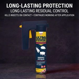Zero In Ultra Power Pest Killer Spray 600ml – Fleas, Bed Bugs, Moths, Crawling Insects
