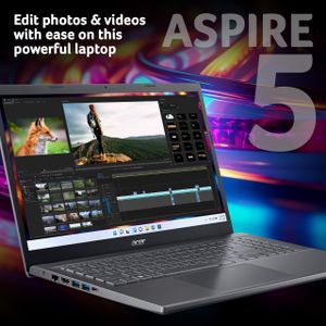 Acer Aspire 5 15.6" Laptop – Intel i5, 16GB RAM, 512GB SSD, RTX 2050, FHD, Windows 11
