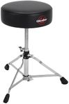 GIBRALTAR Drum Stool 4000 Series, 4608 (Diameter: 33cm, Easy Transport, Height Adjustable, Single Strut Base, 'Super Foot' Rubber Feet, stability, comfortable)