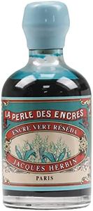 Jacques Herbin 11938T - Bouteille d'encre ''spécial 350 ans'' 100 ml pour stylo-plumes et stylos roller - Vert réséda