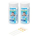 Clear water Hot Tub, Pool and Spa Test Strips x 50-3 in 1 - Measures Chlorine, PH and Total Alkalinit (Pack of 1 (50 Strips))