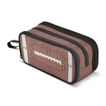 ZAZYXTJ American Football Large Capacity Pencil Case 3 Compartment Pen Pouch Storage Canvas Makeup Bag for School Office Teen Girl Boy Men Women