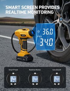 AstroAI Cordless Tyre Inflator – Portable Rechargeable Air Pump