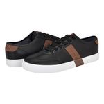 Tommy Hilfiger Men's Pandora Sneaker, Black/Cognac, 13