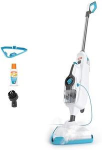Vax Steam Fresh Combi Classic Steam Cleaner, Portable Handheld and Floor Steam Mop, Detergent and 10 Accessories for the Oven, Bathroom and Home, Easy to Carry, 1600W, 3.7kg, White & Blue, S86-SF-CC
