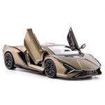 TGRCM-CZ 1/36 Scale Compatible for Lamborghini Sián FKP37 Casting Car Model, Zinc Alloy Toy Car for Kids, Pull Back Vehicles Toy Car for Toddlers Kids Boys Girls Gift Green