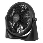 Commercial Cool 16 Inch High Velocity Floor Fan, Black, CFF16B