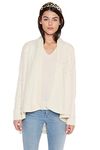 JENNIE LIU Women's 100% Pure Cashmere 4-ply Cable-Knit Drape-Front Open Cardigan Jumper(M, Cream)