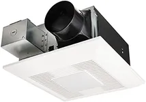 Panasonic FV-0511VFL1 WhisperFit DC Retrofit Ventilation Fan with Light, Dimmable LED Light and Nightlight, 50, 80 or 110 CFM, Quiet Energy Star Certified Energy-Saving Ceiling Mount Fan, Residential Remodel, UL Listed for Tub or Shower Enclosure whe