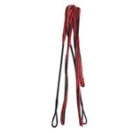 AMEYXGS Archery 60-70 inches Bow String Handmade Replacement Bowstring for Traditional Recurve Bow Longbow Accessory (red and black, 60 inch)