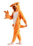 Hawfun Kids Animal Onesie Kangaroo Pajamas Halloween Costume Cosplay Sleepwear