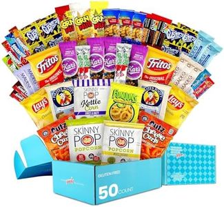 Gluten Free Palace Healthy Snack Variety Box - Valentine's Day Gluten Free Snack Pack - Chips for College, Corporate Gifts (50 Count)