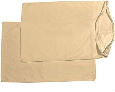 Trance Ultra Soft Terry Waterproof Pillow Protector Cover with Zippered Closure | Dust Mite - Bed Bug Protection | Oil and Water Spill Protection Covers (Small: 17 x 25 inch - Brown) - Pack of 2