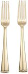 Reed & Barton Luxe Collection Facets "I Do" & "Me Too" Cake Forks in Gold