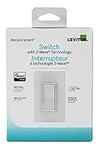 Leviton Smart Switch, Z-Wave, Leviton 752-DZ15S-2RW 15A Decora Smart Switch with Z-Wave Plus Technology (Screwless Wallplate Included)