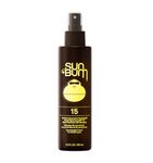 Sun Bum Moisturizing Tanning Oil, SPF 15, 9oz Bottle, Protecting Dark Tanning Oil, Organic Coconut Oil, Aloe Vera