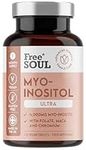 Free Soul Myo-Inositol Ultra Supplement with 4,000mg Myo-Inositol, 200ug Folate, 100ug Chromium Plus 10,000mg Maca for Women - 120 Vegan & Gluten-Free Tablets UK Made (1 Month Supply)