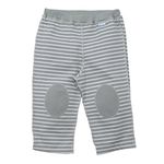 i play. Baby Organic Yoga Pants,Gray Stripe,6-12 Months