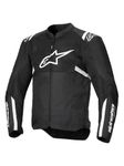 Alpinestars T SPS Air V2 Motorcycle Jacket Lightweight Mesh Ventilated, Sport Fit Tech Air, Black/White, X-Large