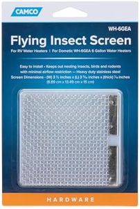 Camco RV Flying Insect Screen for Dometic 6-Gallon Water Heaters (WH-6GEA) |Fits Dometic WH-6GEA 6-Gallon Water Heater Vents (42169)
