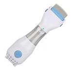 Electric Lice Removal Device, Electric Lice Remover Stainless Steel Comb Blue White for Hair