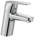 Roca A5A3L25C00 Basin Mixer, Smooth Body, Alpha Collection, Chrome