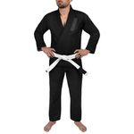 Hayabusa Classic Pearl Weave Jiu Jitsu Gi For Men and Women - Black, A4