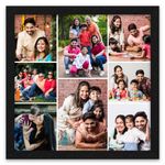 ArtX Customized Collage Photo Frames for Wall, Personalised Photo Frame with Photo Upload for Couple, Family, Friends for Bedroom, Living Room and Gift, Set of 1