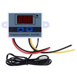 Digital Temperature Controller, Temperature Controller DC 12V 120W Digital Thermostat Switch with Waterproof Sensor Probe