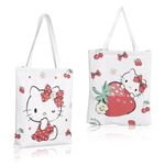 ETHORY Hello Kitty Tote Bag,Hello Kitty Canvas Bag,Hello Kitty School Supplies Tote Bag,Hello Kitty Lunch Bag,Hello Kitty Gift Bag kitty Decoration Brithday Gift etc.