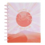 Happy Planner Disc-Bound July 2024–June 2025 12-Month Daily to Monthly Planner, Big Size, Dashboard Layout, Opal Mountain, 72 Pages, 12 Dividers, 2 Sticker Sheets, 21.59 x 27.94 cm (8.5" x 11")