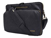 Cocoon URBAN ADVENTURE - Messenger Bag 16" | Shoulder Bag for Laptop | Idrorepellent | Compact and Light | Portable - Black - 16"