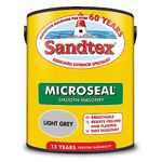 Sandtex Ultra Smooth Masonry Paint 5 Litre Stock Colours - Light Grey