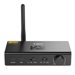 1Mii Hi-Fi Bluetooth Transmitter Receiver with Audiophile DAC, LDAC Hi-Res Wireless Audio Adapter for TV Home Stereo, aptX HD & LL for Streaming to Headphones/Speakers/Stereo Systems, OLED Display
