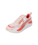 Puma Womens X-Ray 2 Square WNS Island Pink-Deeva Peach-White-Salmon Sneaker - 7 UK (40098793)