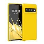 kwmobile Case Compatible with Google Pixel 6 Pro Case - TPU Silicone Phone Cover with Soft Finish - Radiant Yellow