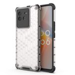 Spacekart Polycarbonate || Honeycomb || Edge To Edge Boom || Hard Case || Transparent || Shockproof || Camera Protection Back Case Cover Compatible For Iqoo Neo 6 - Transparent