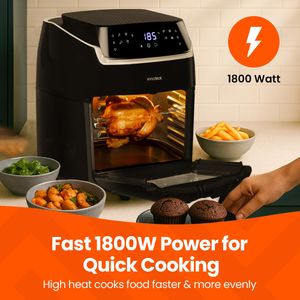 Innoteck 12L Digital Air Fryer Oven – Multifunctional Countertop Cooker